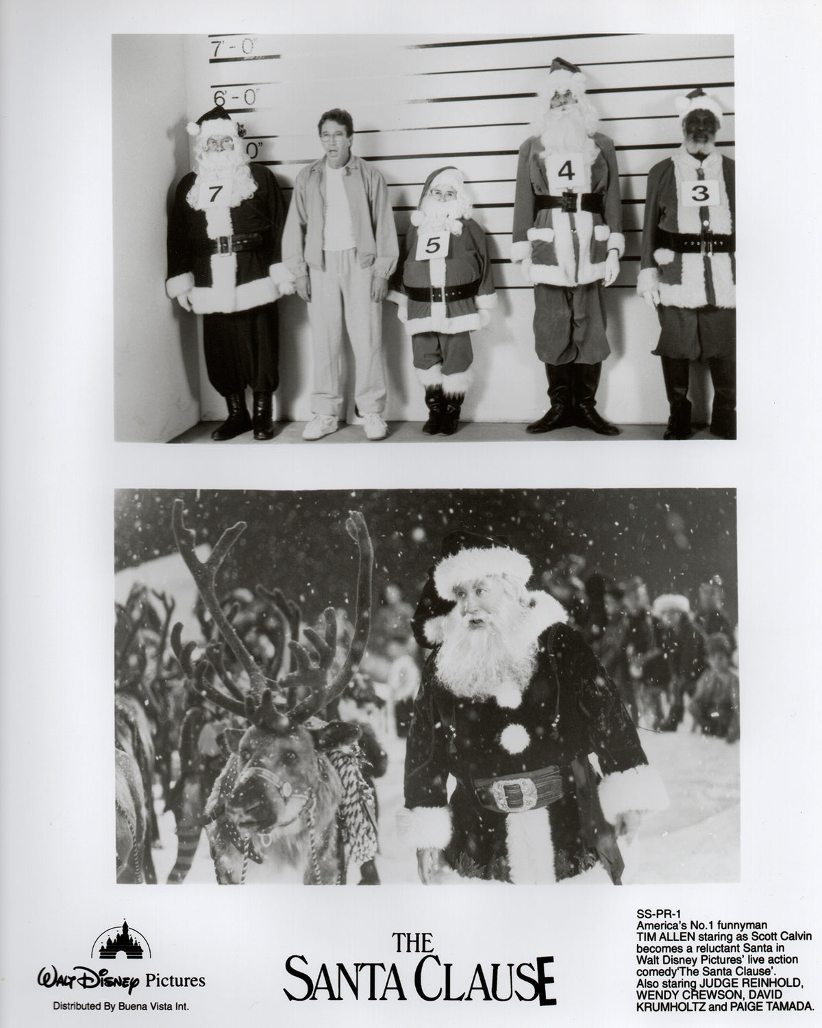 The Santa Clause 1994 Film Movie Press Publicity Still Framed