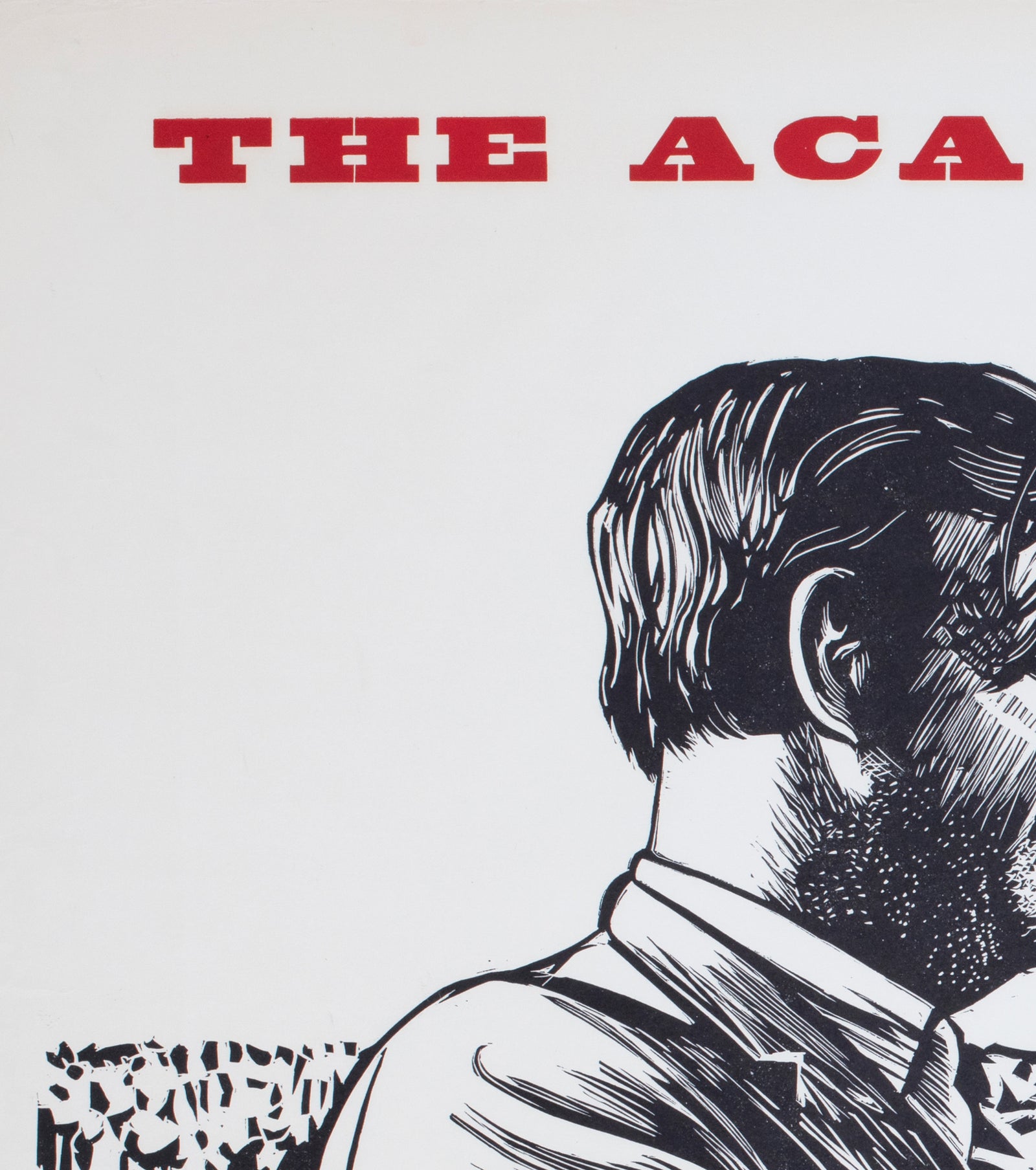 the sign of leo 1963 uk quad academy cinema film movie poster peter strausfeld - detail