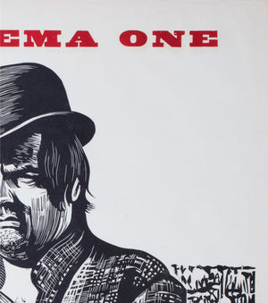 the sign of leo 1963 uk quad academy cinema film movie poster peter strausfeld - detail