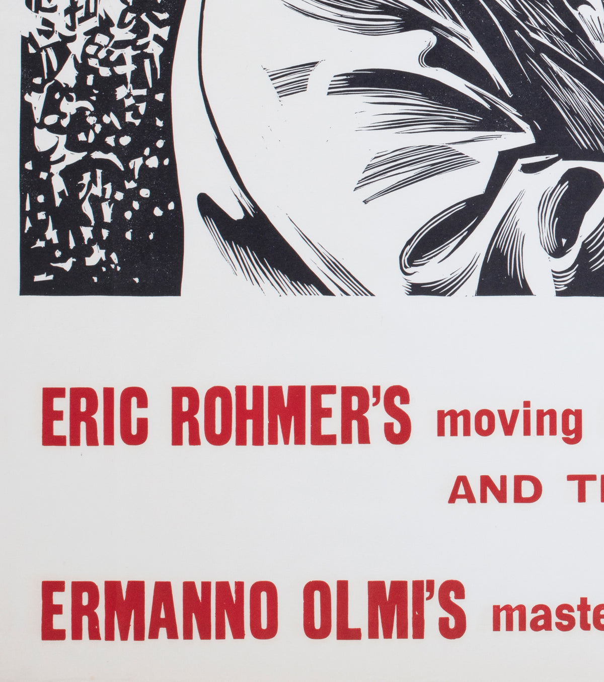 the sign of leo 1963 uk quad academy cinema film movie poster peter strausfeld - detail