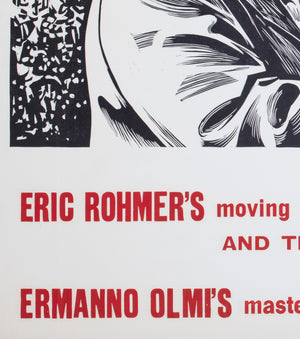 the sign of leo 1963 uk quad academy cinema film movie poster peter strausfeld - detail