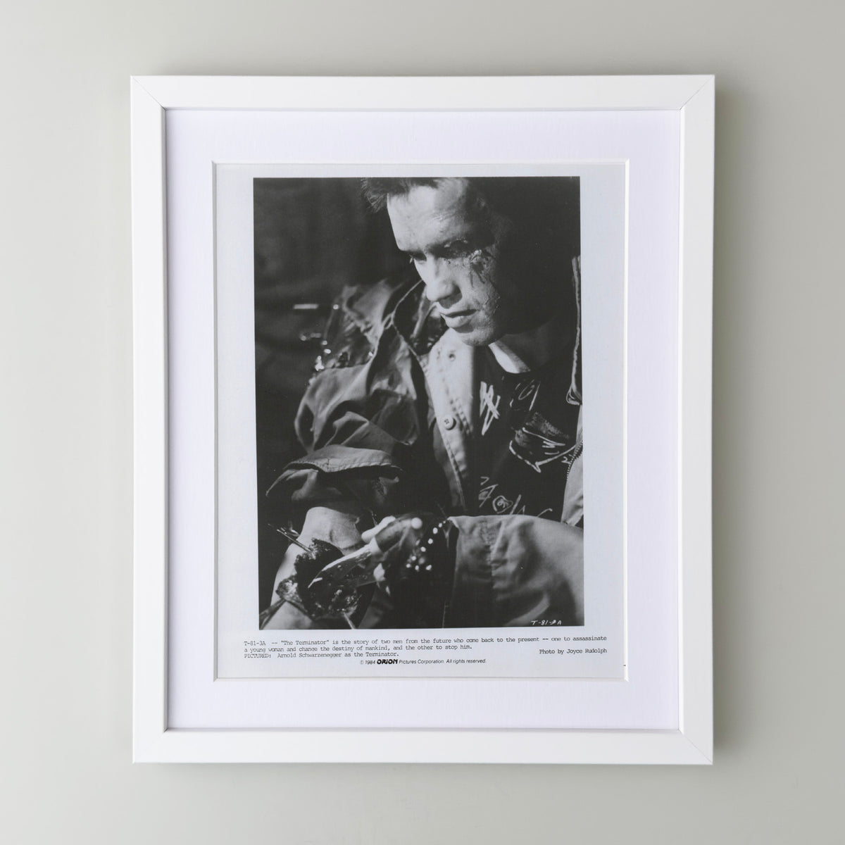 The Terminator 1984 Film Movie Press Publicity Still Framed