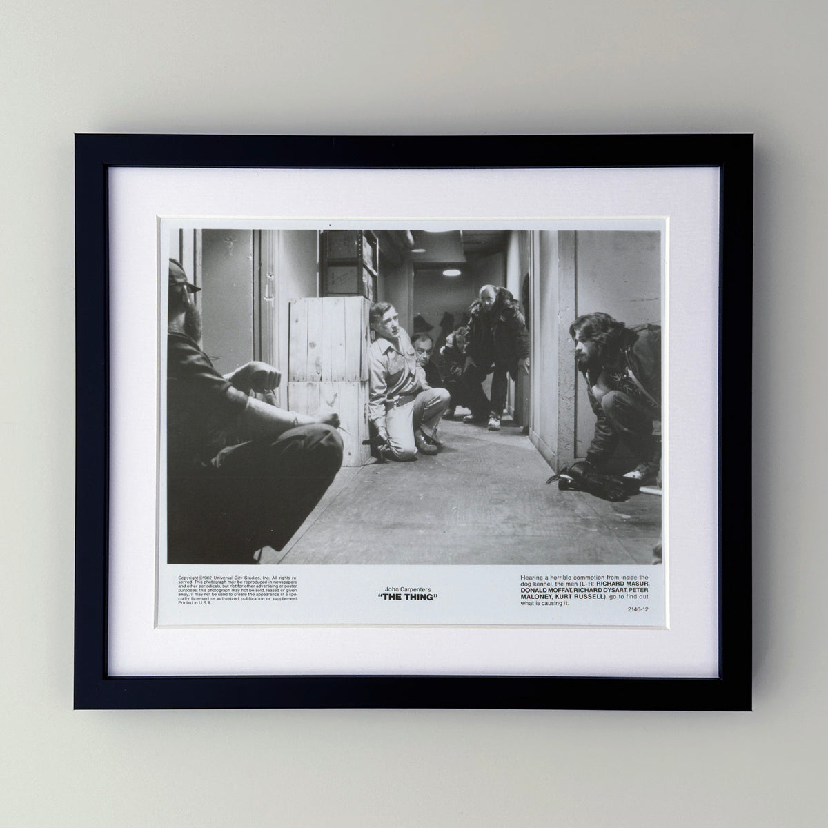 The Thing 1982 Film Movie Press Publicity Still Framed