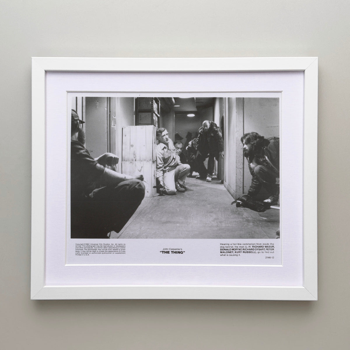 The Thing 1982 Film Movie Press Publicity Still Framed