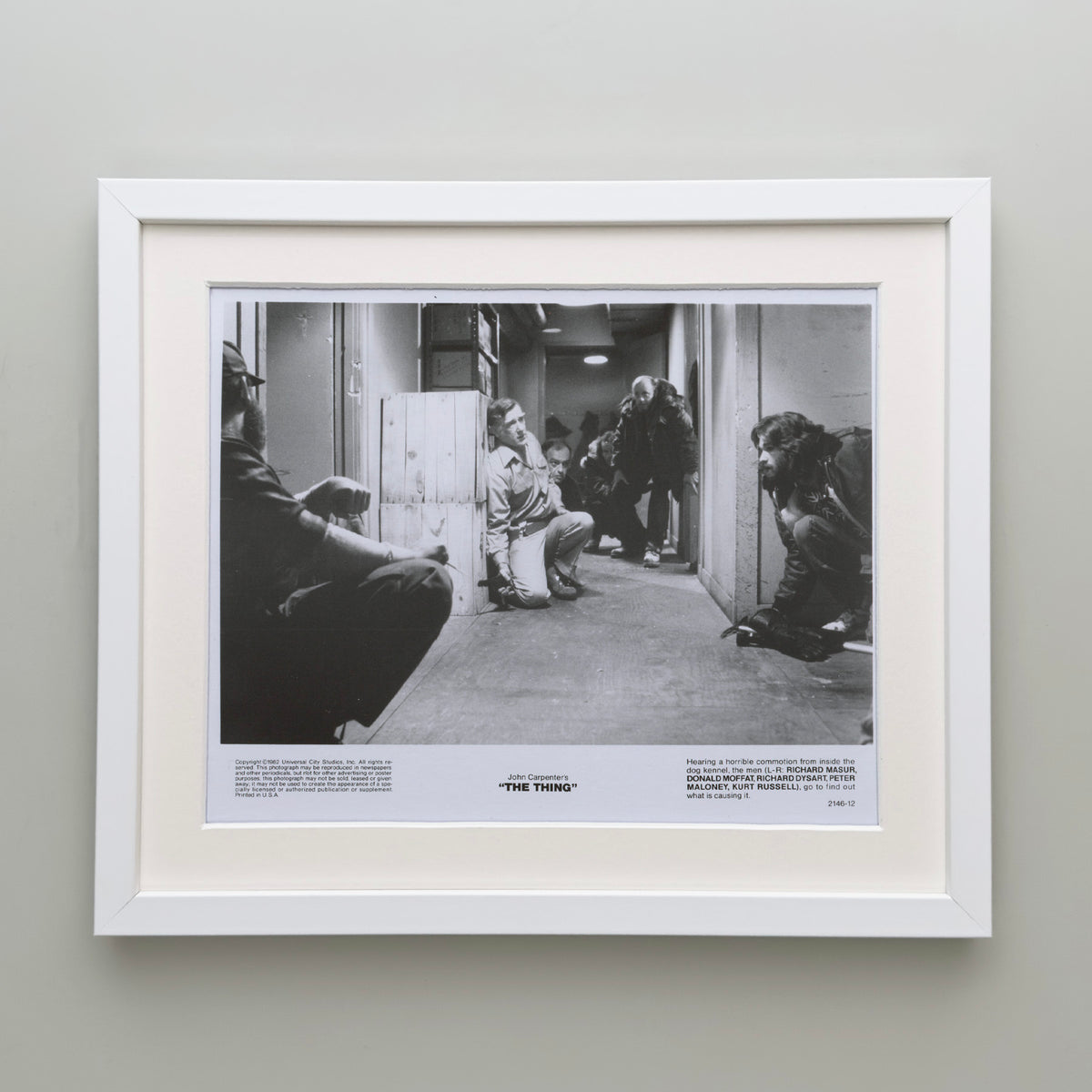 The Thing 1982 Film Movie Press Publicity Still Framed