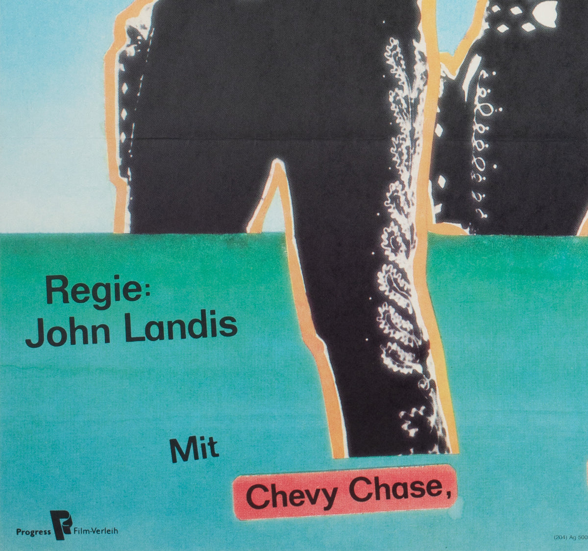 Three Amigos 1990 East German Film Movie Poster, Finger - detail