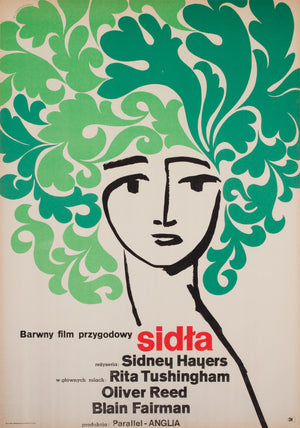 The Trap Sidla 1969 Polish A1 Film Movie Poster, Wladyslaw Janiszewski