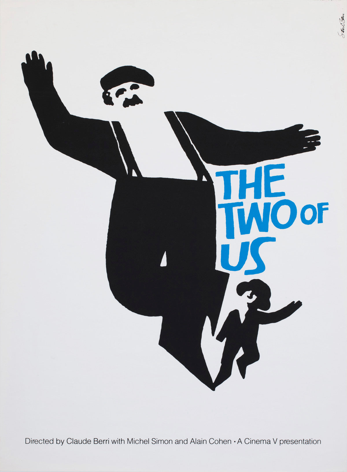 The Two of Us c1967 Limited Edition US Silkscreen Film Movie Poster, Saul Bass