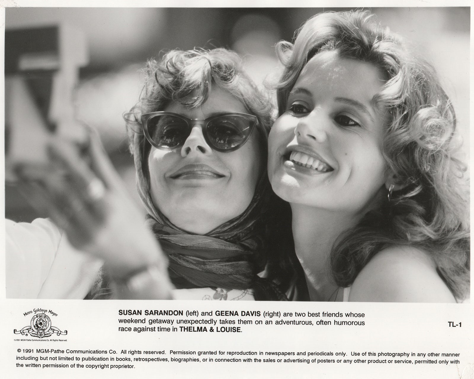 Thelma and Louise (1991) Film Movie Press Publicity Still Framed