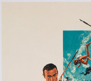 Thunderball 1965 French Moyenne Film Movie Poster, Robert McGinnis and Frank McCarthy - detail