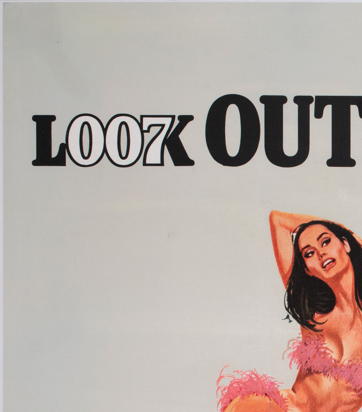 Thunderball 1965 UK Quad Film Movie Poster, Robert McGinnis - detail