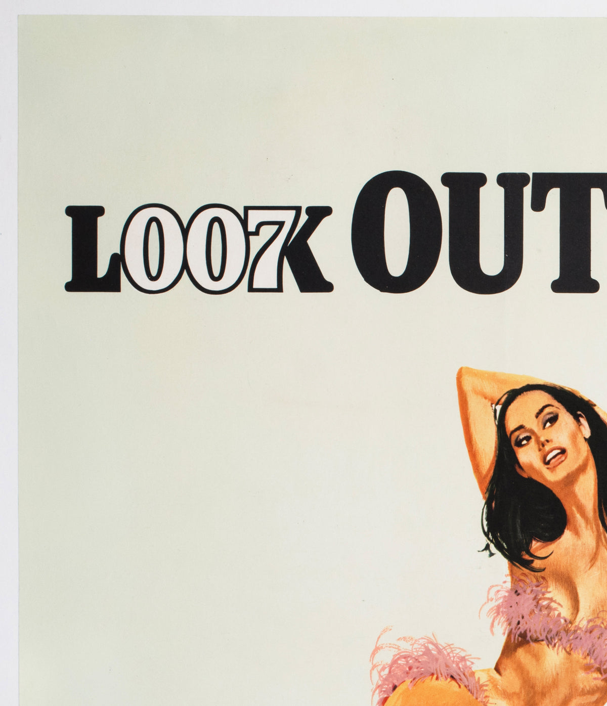 Thunderball 1965 UK Quad Film Poster Robert McGinnis - detail