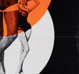 Thunderball R1960s Danish A1 Film Movie Poster, Robert McGinnis - detail