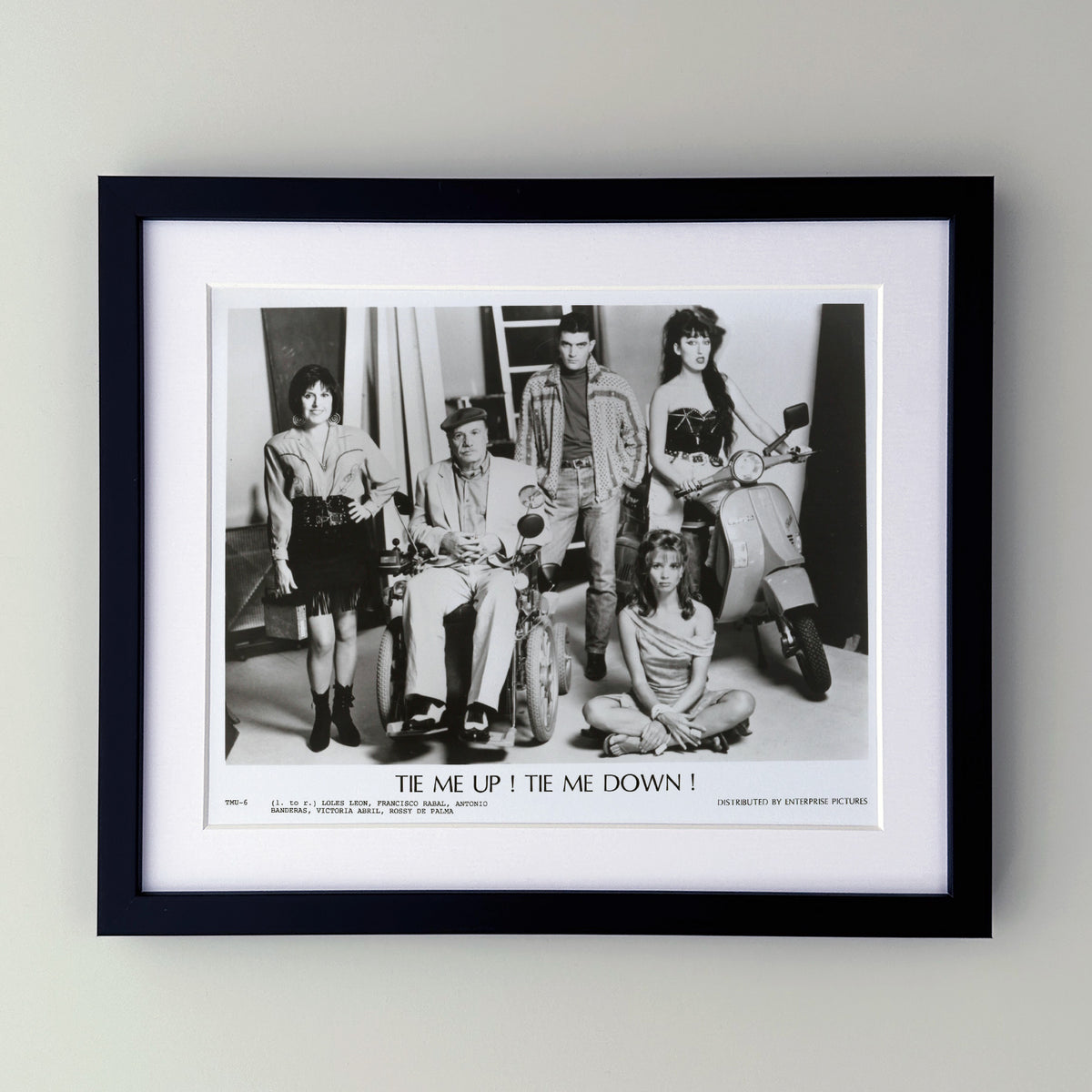 Tie Me Up! Tie Me Down! 1989 Press Publicity Film Movie Still - Framed