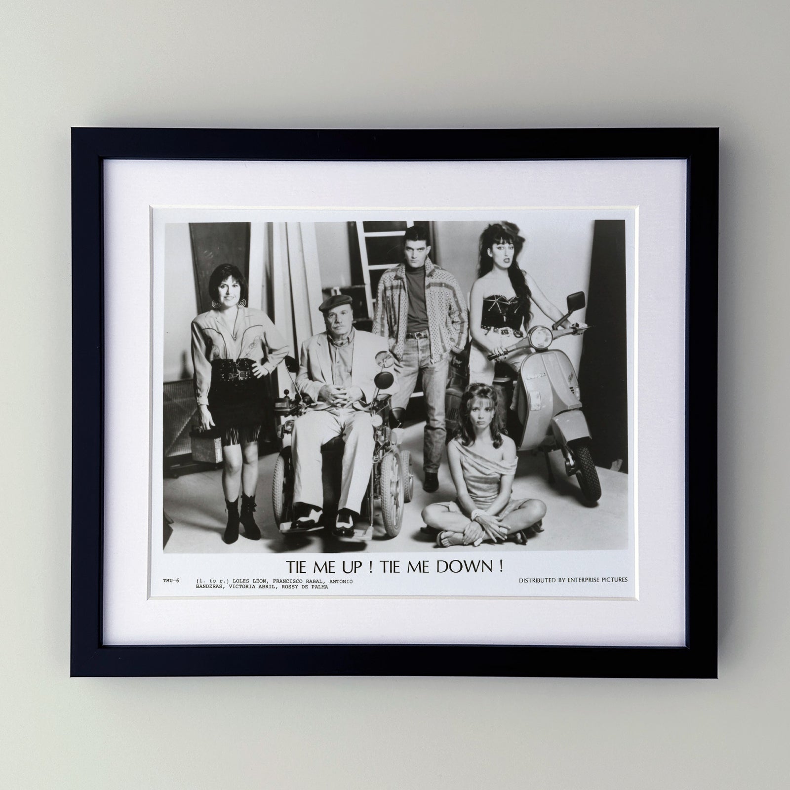 Tie Me Up! Tie Me Down! 1989 Press Publicity Film Movie Still - Framed