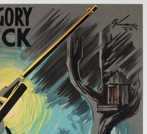 To Kill a Mockingbird 1963 French Moyenne Film Movie Poster, Boris Grinsson - detail