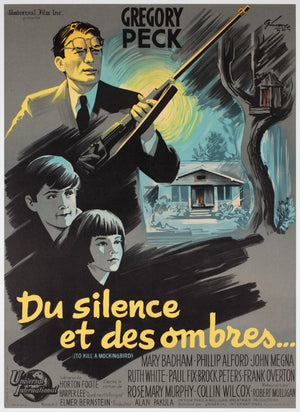 To Kill a Mockingbird 1963 French Moyenne Film Movie Poster, Boris Grinsson