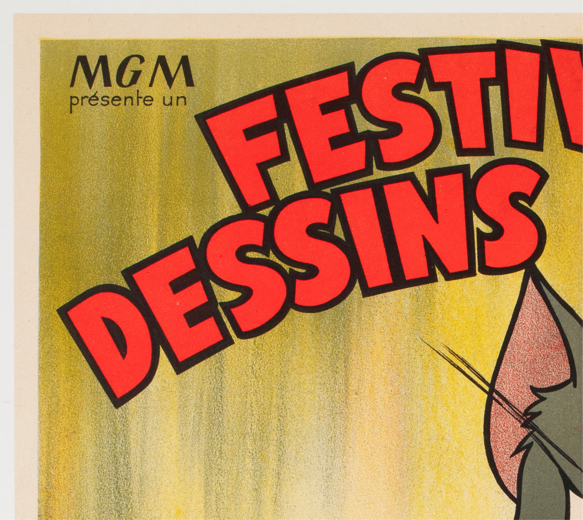 Tom and Jerry 1954 French Film festival Poster - detail