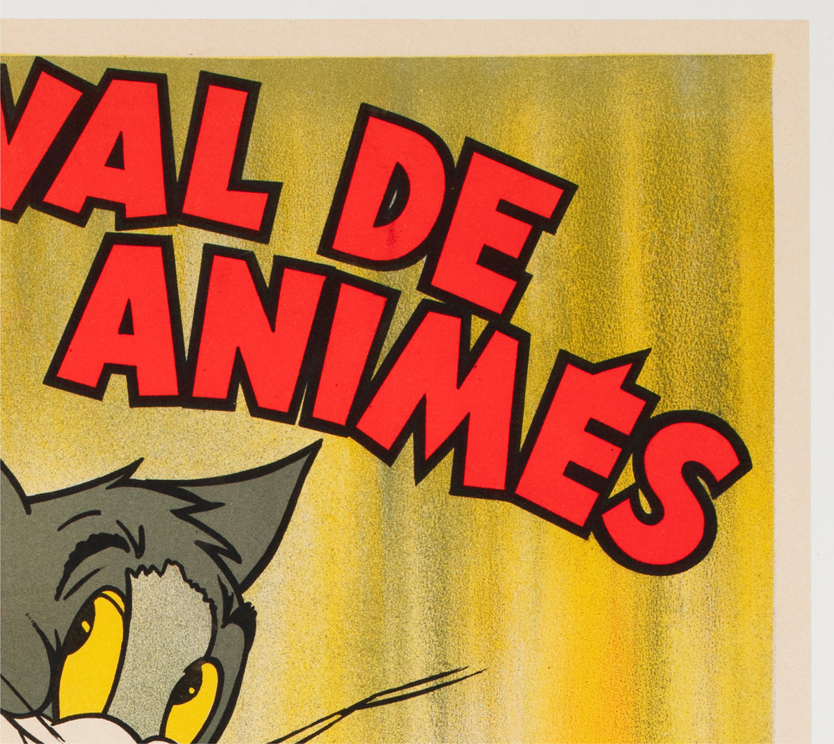 Tom and Jerry 1954 French Film festival Poster - detail
