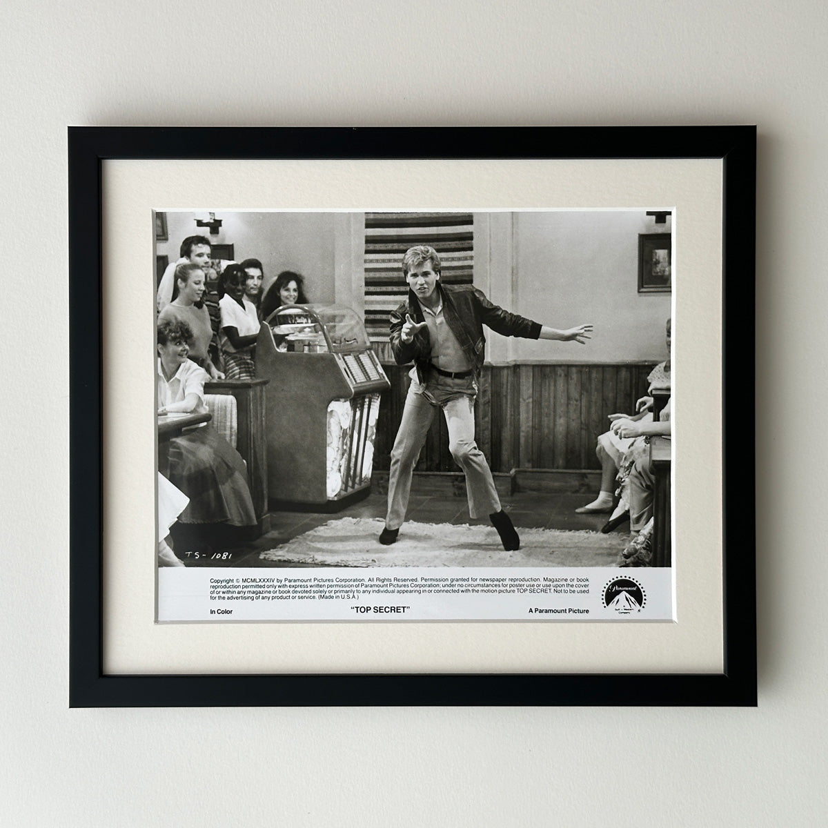Top Secret! (1984) Val Kilmer Publicity Film Movie Still - Framed