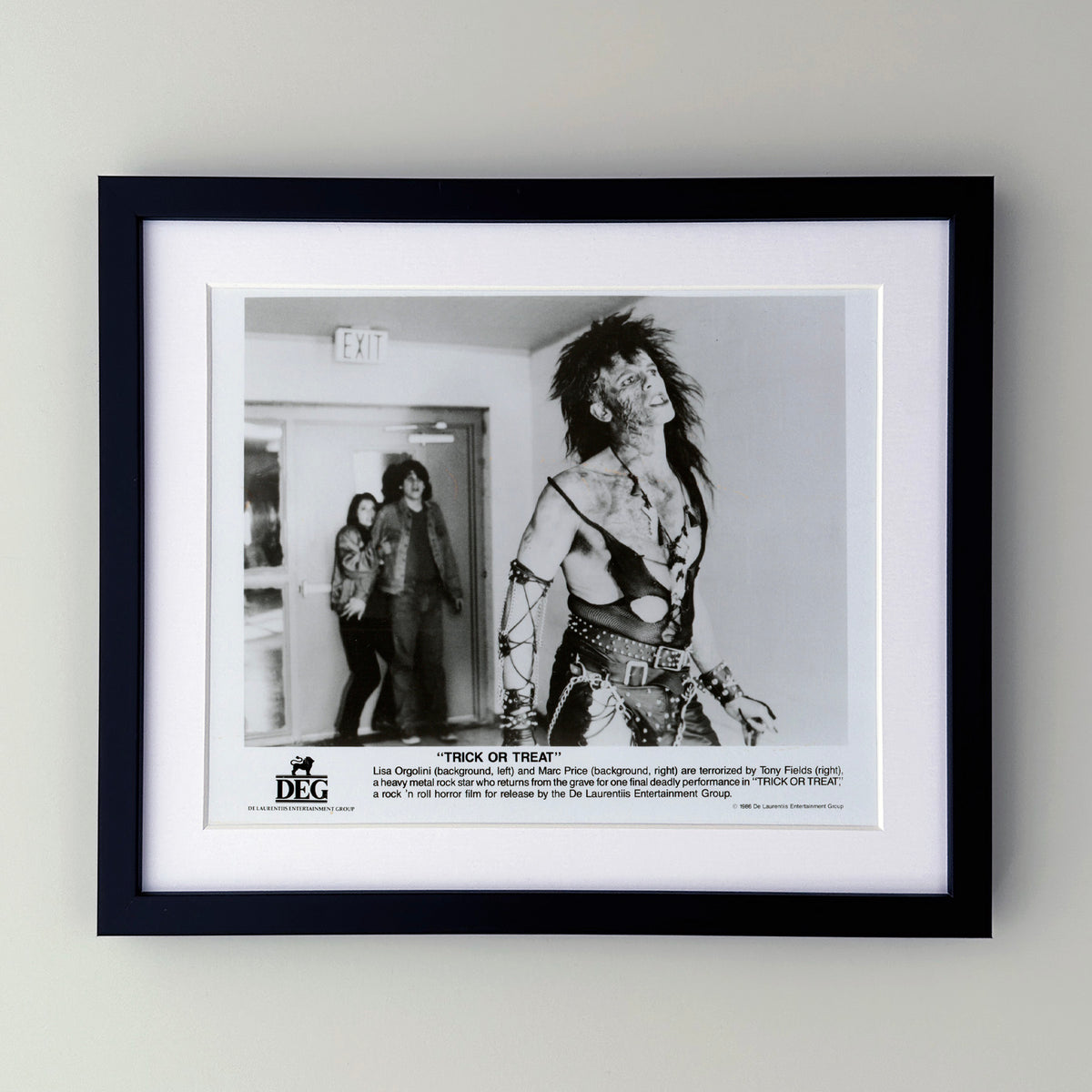 Trick or Treat 1986 Film Movie Press Publicity Still Framed