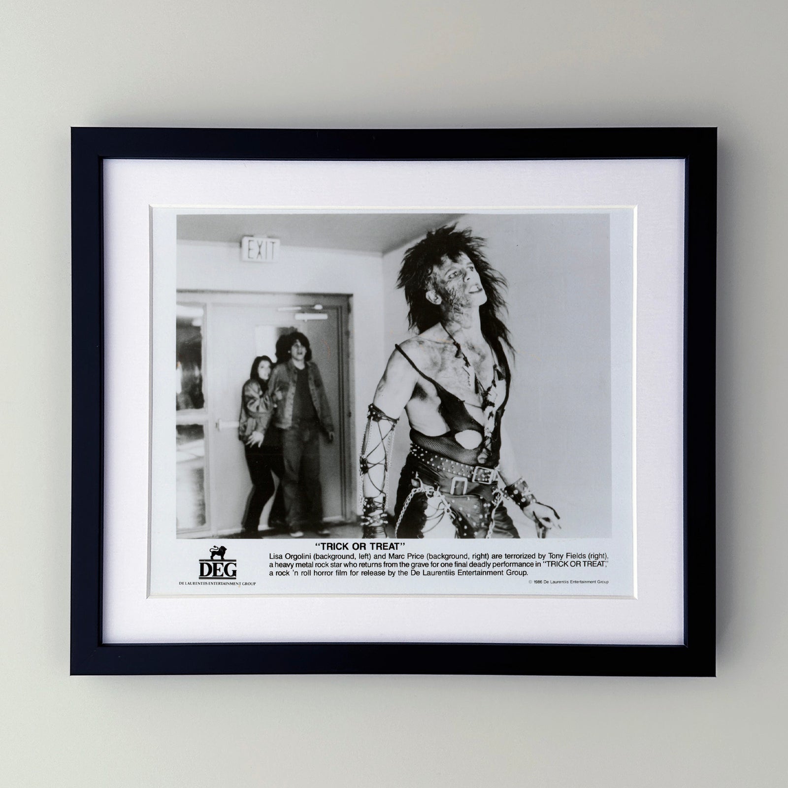 Trick or Treat 1986 Film Movie Press Publicity Still Framed