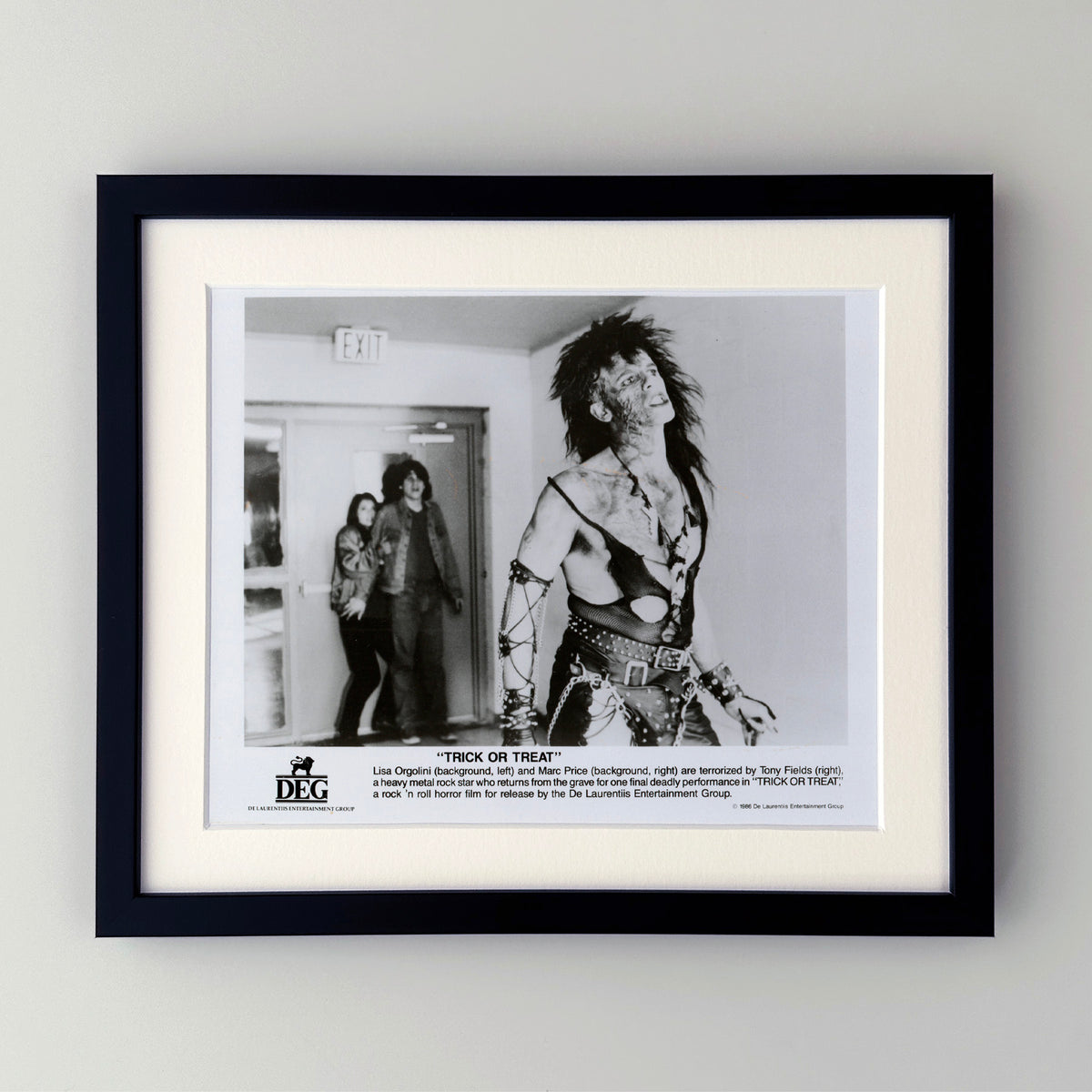 Trick or Treat 1986 Film Movie Press Publicity Still Framed