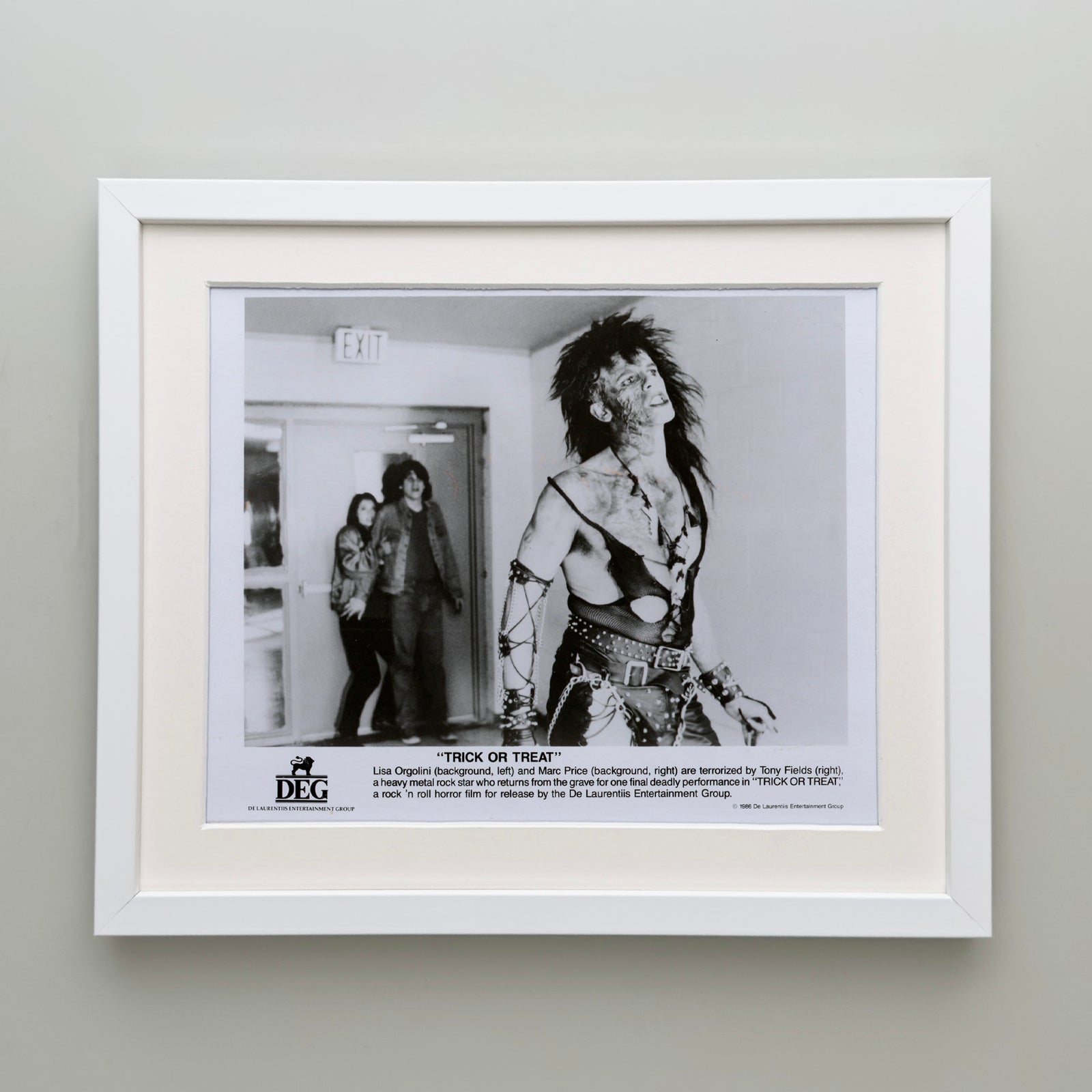 Trick or Treat 1986 Film Movie Press Publicity Still Framed