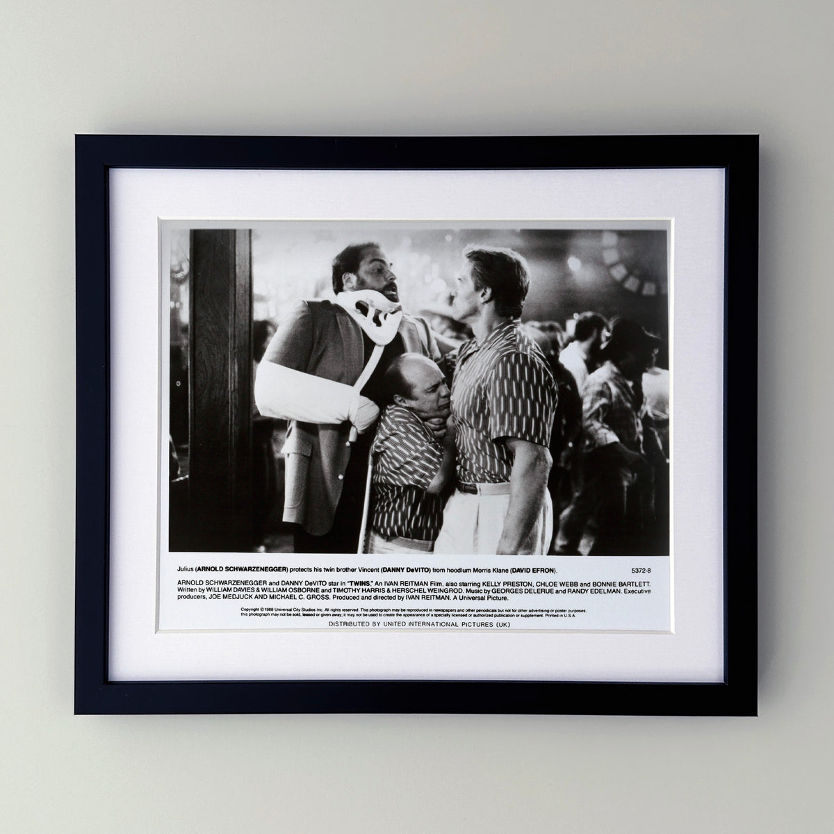 Twins 1988 Film Movie Press Publicity Still Framed