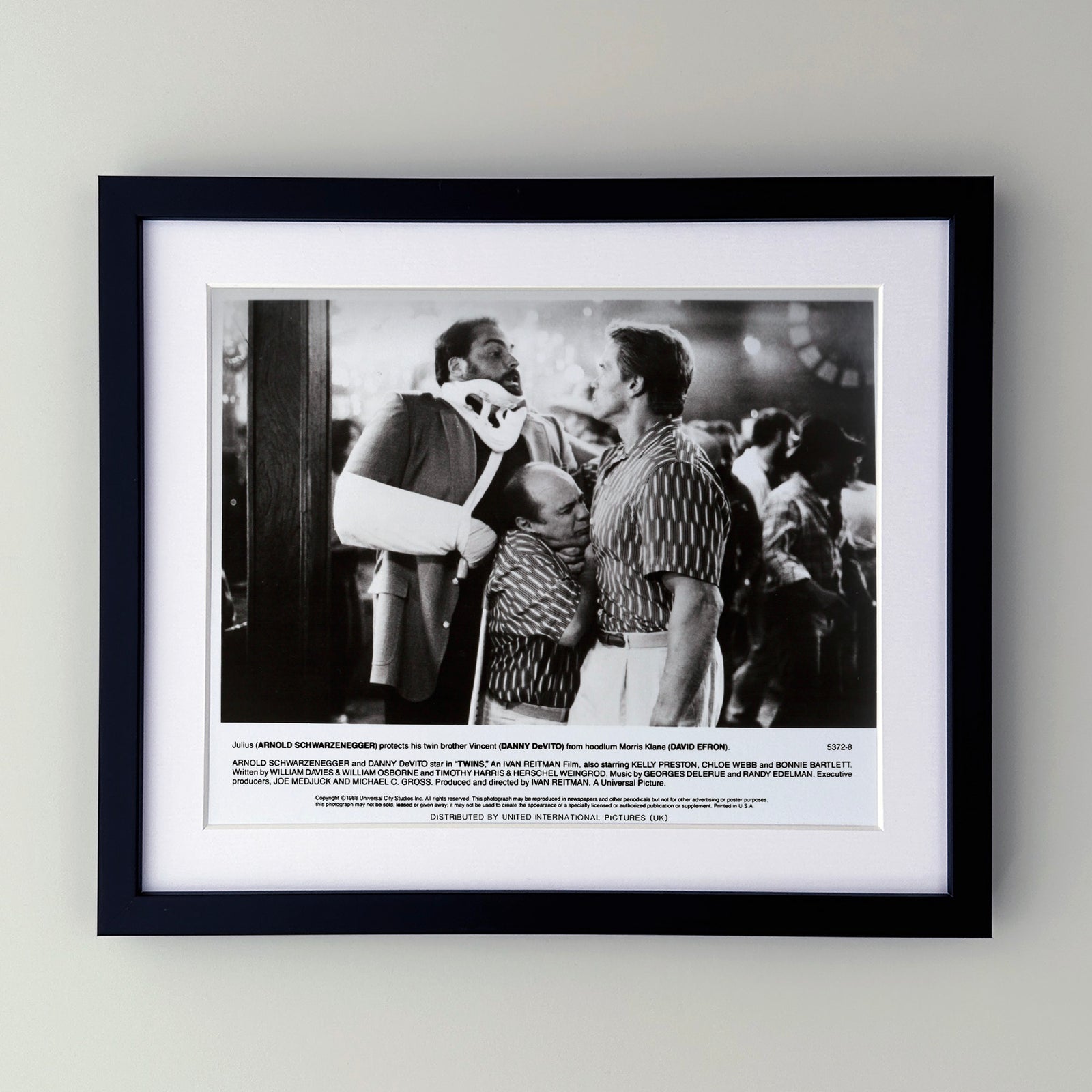 Twins 1988 Film Movie Press Publicity Still Framed