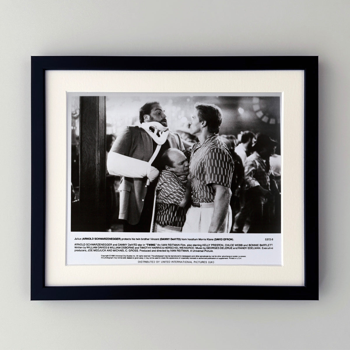 Twins 1988 Film Movie Press Publicity Still Framed