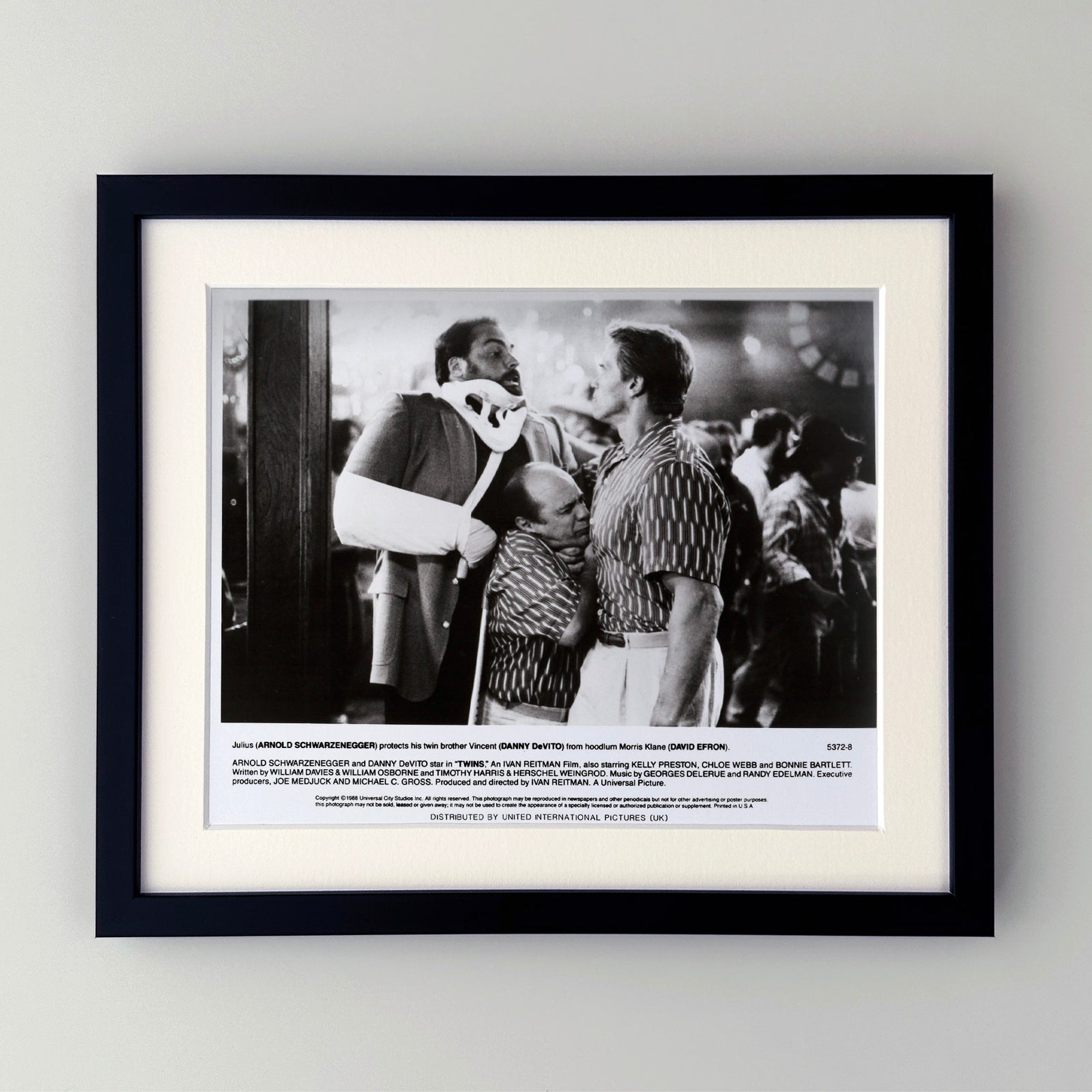 Twins 1988 Film Movie Press Publicity Still Framed