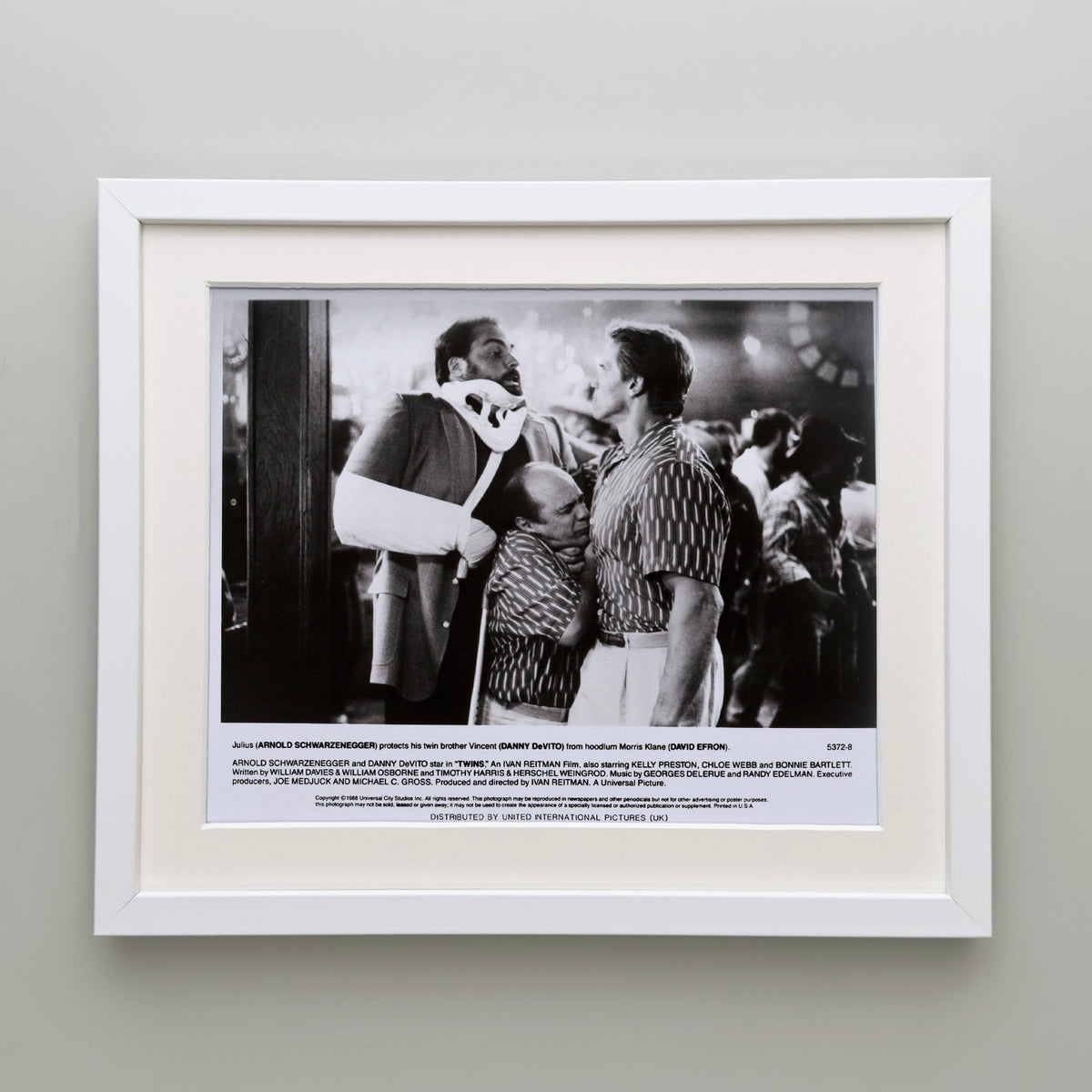 Twins 1988 Film Movie Press Publicity Still Framed