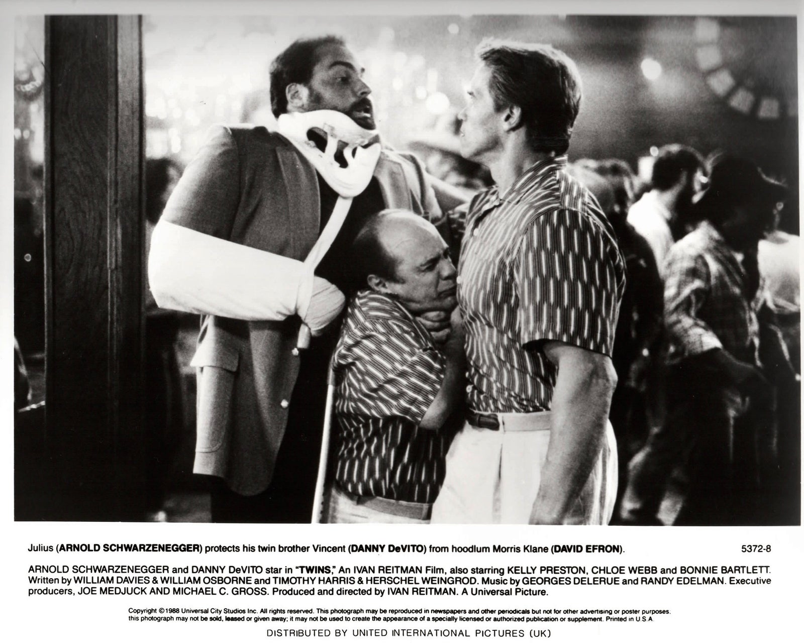 Twins 1988 Film Movie Press Publicity Still Framed