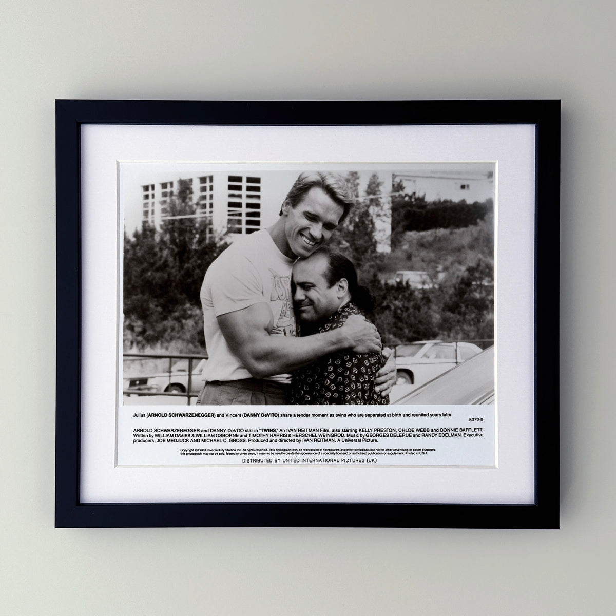 Twins 1988 Film Movie Press Publicity Still Framed