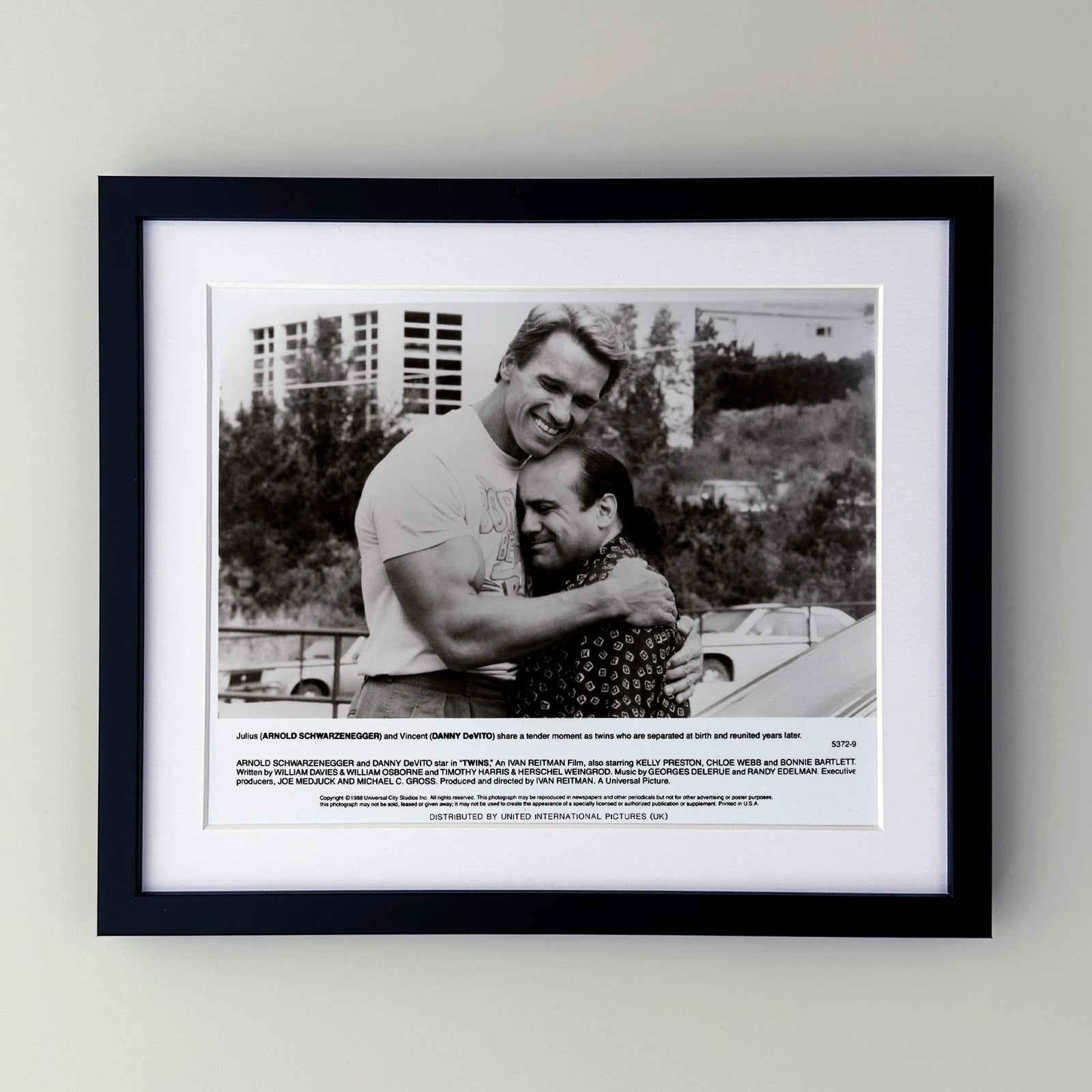 Twins 1988 Film Movie Press Publicity Still Framed