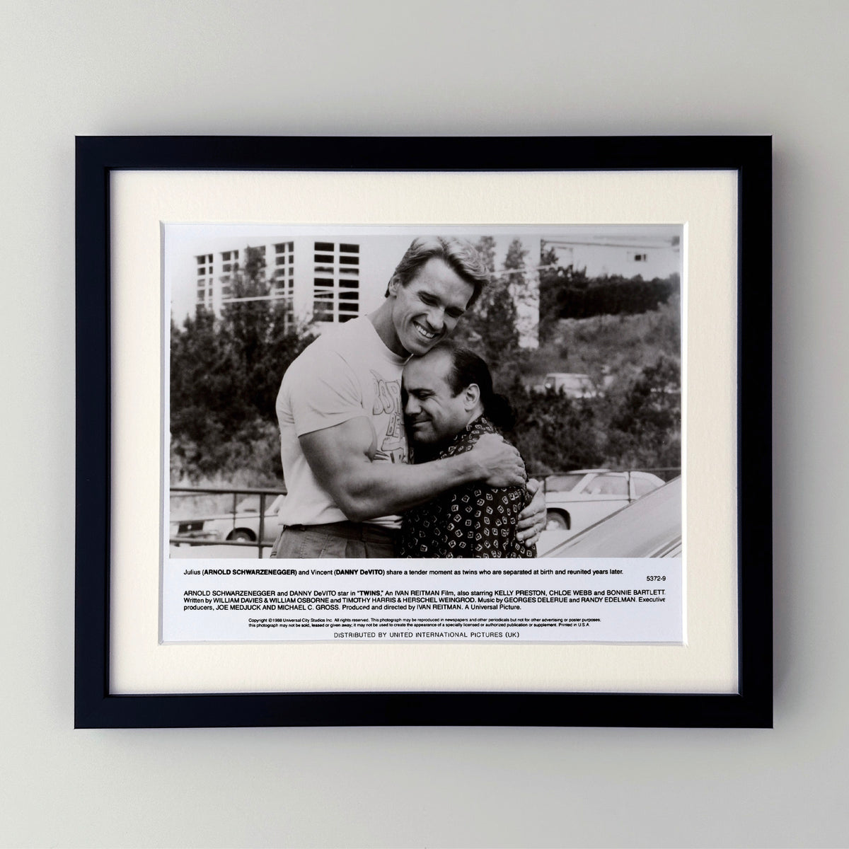 Twins 1988 Film Movie Press Publicity Still Framed