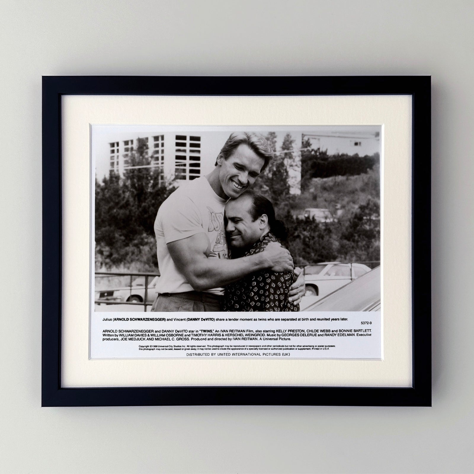 Twins 1988 Film Movie Press Publicity Still Framed