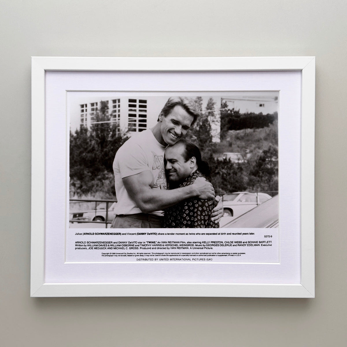 Twins 1988 Film Movie Press Publicity Still Framed