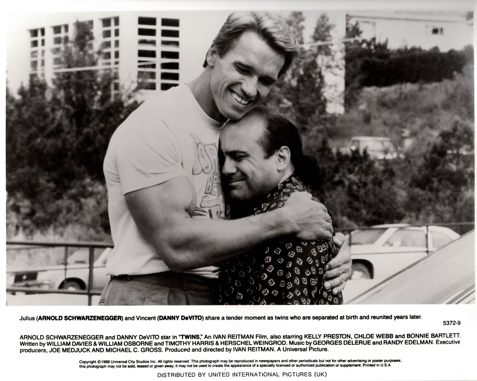 Twins 1988 Film Movie Press Publicity Still Framed