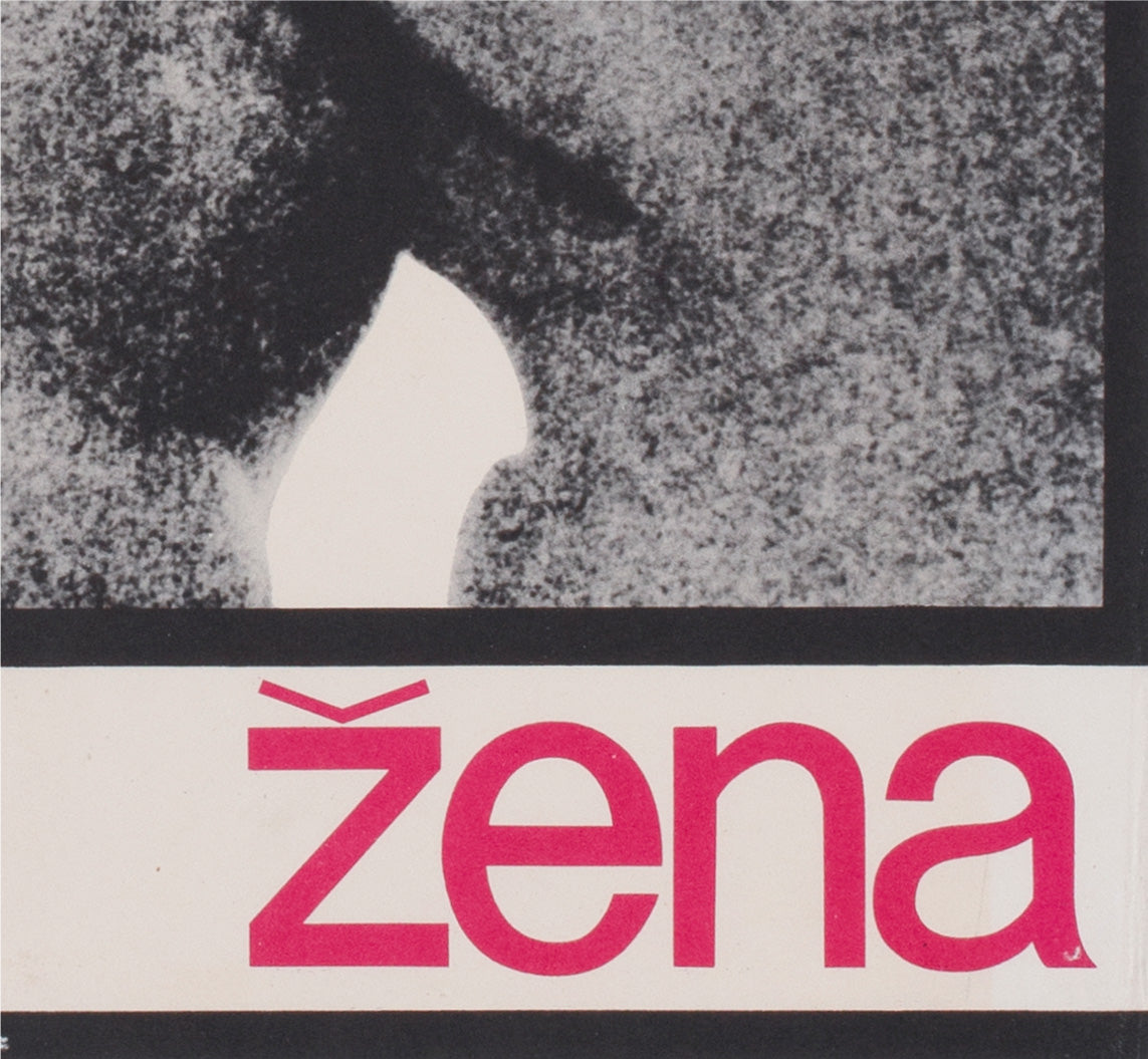 un homme et une femme 1966 czech a3 film movie poster milan grygar - detail