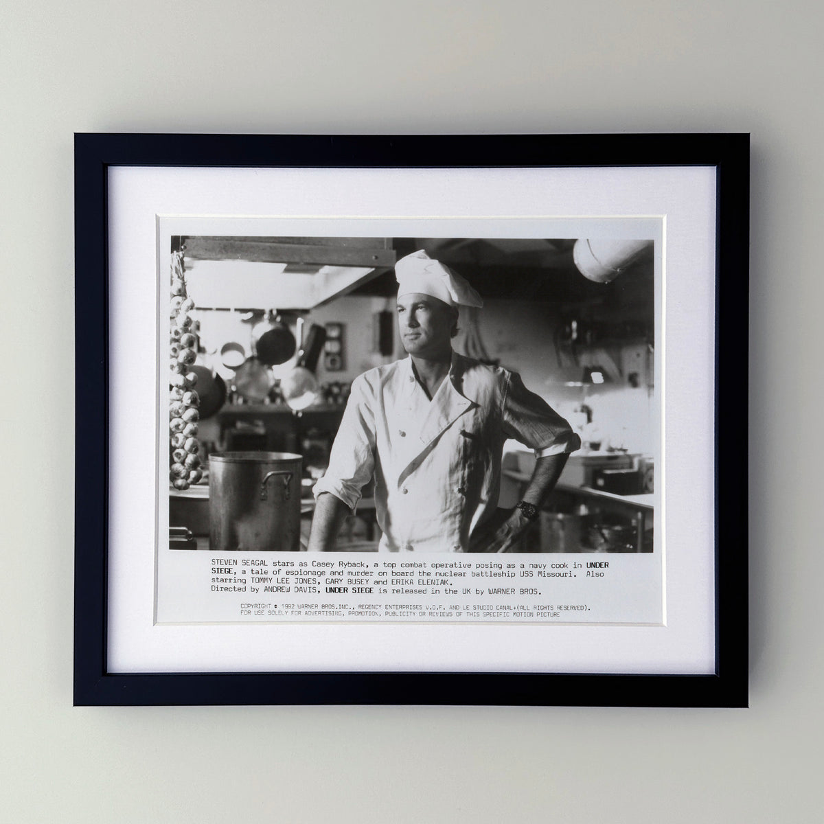 Under Siege 1992 Film Movie Press Publicity Still Framed