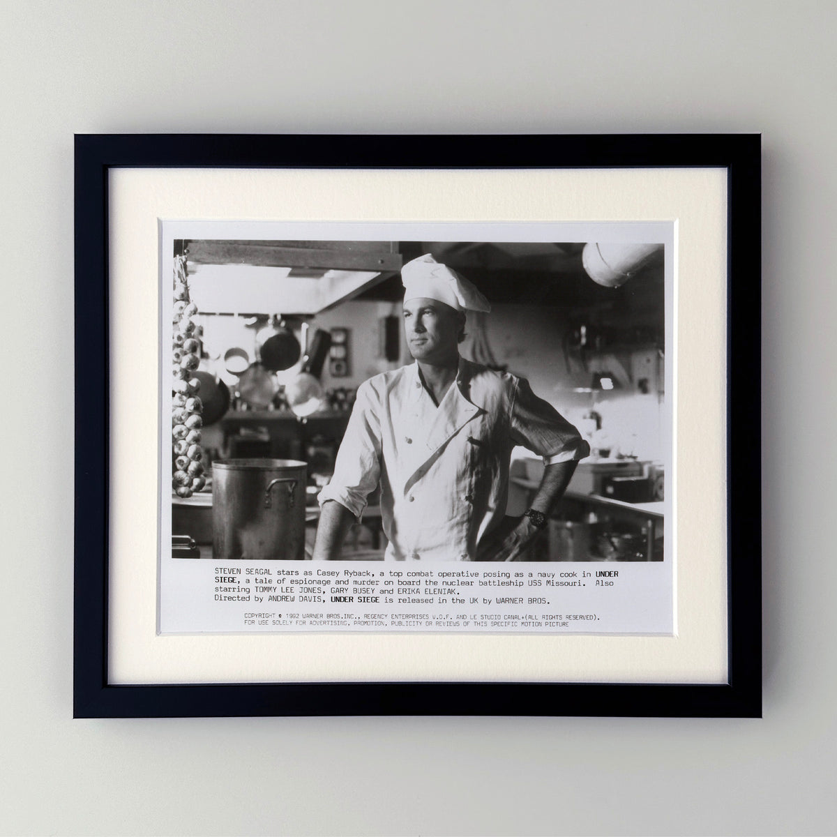 Under Siege 1992 Film Movie Press Publicity Still Framed