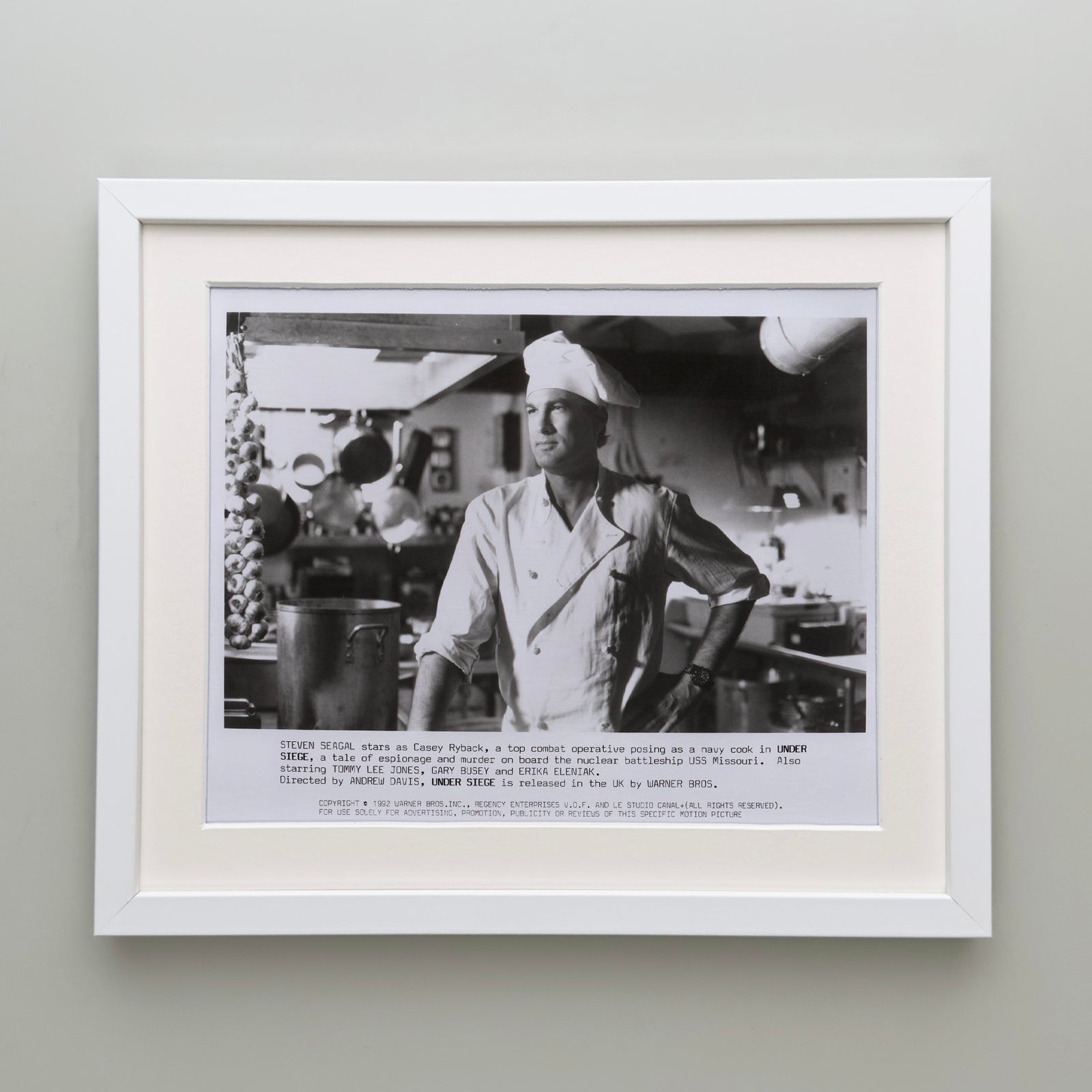 Under Siege 1992 Film Movie Press Publicity Still Framed