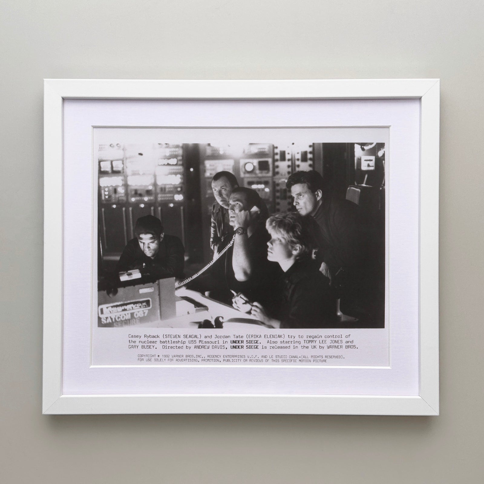 Under Siege 1992 Film Movie Press Publicity Still Framed