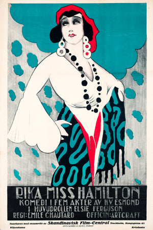 Under the Greenwood Tree 1918 Swedish Film Poster