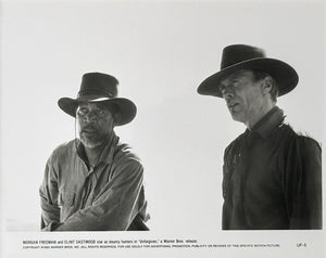 Unforgiven (1992) Clint Eastwood Morgan Freeman Publicity Film Movie Still - Framed