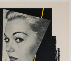 Vertigo 1958 French Moyenne Film Movie Poster, CJ - detail