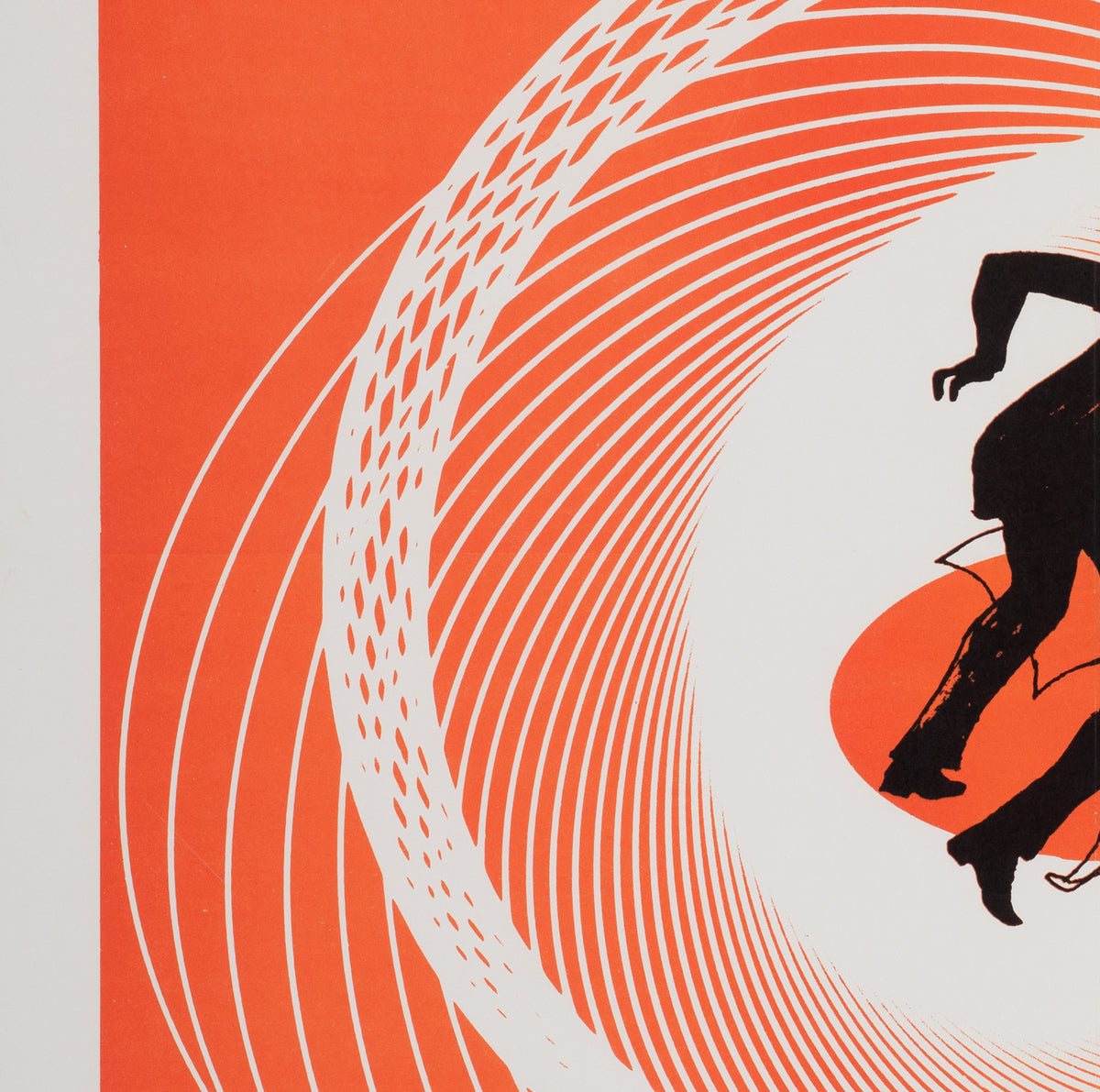Vertigo 1958 US 1 Sheet Film Movie Poster, Saul Bass - detail