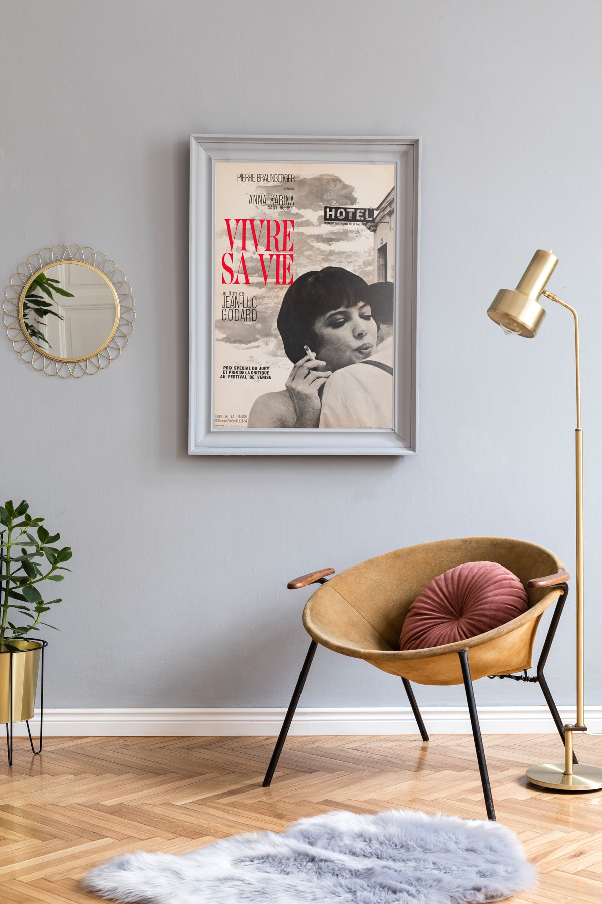 Vivre Sa Vie 1962 French Petite Film Movie Poster, Vaissier